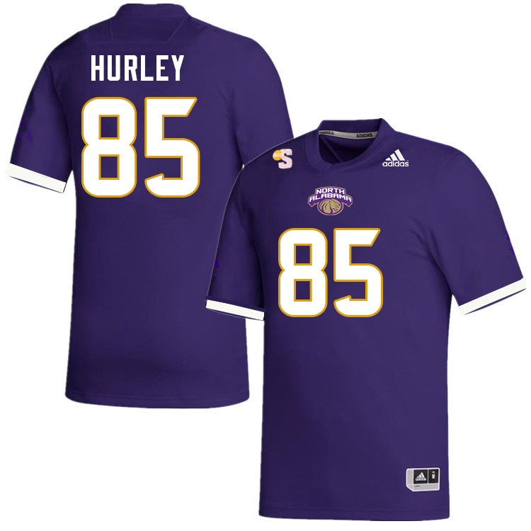 Men-Youth #85 Jakobie Hurley North Alabama Lions 2023 College Football Jerseys Stitched-Purple